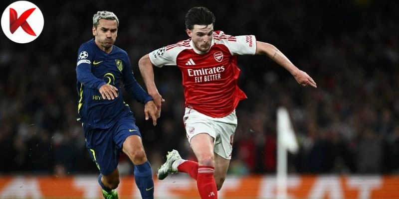 Arsenal áp đảo Atletico từ đầu trận